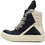 Miniatura: Rick Owens GeoBasket Oversized Eylet Black White