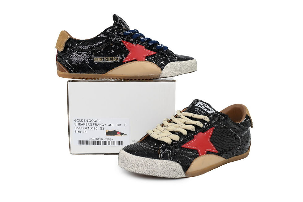 Miniature : Golden Goose True Star "Black Glossy"