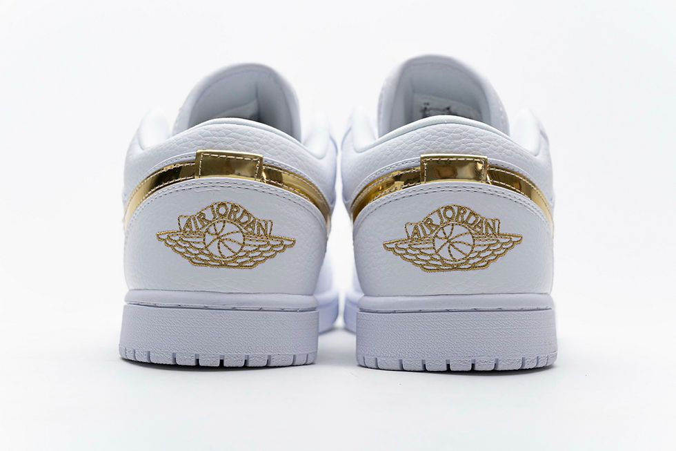 Miniatura: AJ1 Bajo “Oro Metálico Blanco”