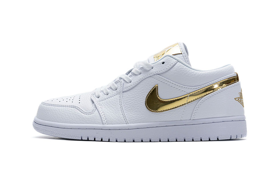 Miniatura: AJ1 Bajo “Oro Metálico Blanco”