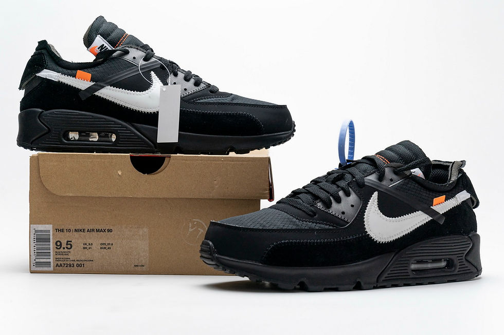 Miniaturbild: OW Air Max 90 "All Black"