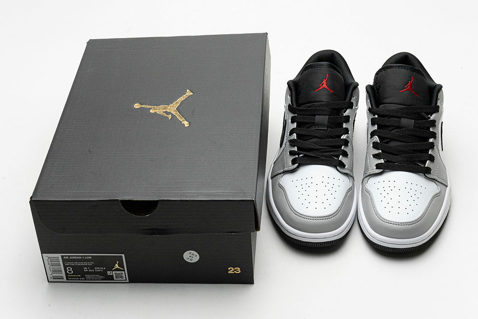 Miniatura: Air Jordan 1 Low "Gris humo"
