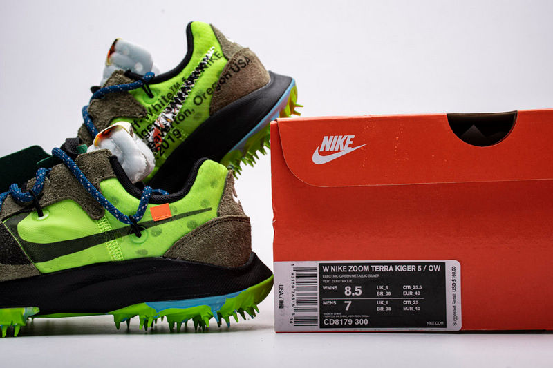 Thumbnail: OW  Zoom Terra Kiger 5 "White Electric Green"