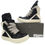 Miniatura: Rick Owens GeoBasket Oversized Eylet Black White