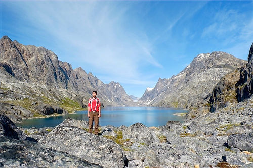 hiking in greenland