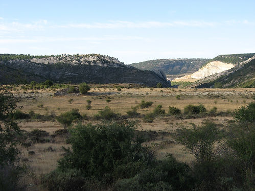barren plain in spain