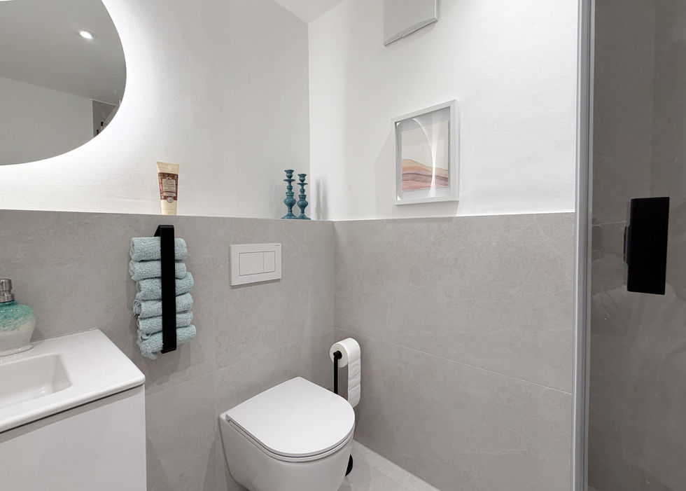 Badezimmer nach Renovierung