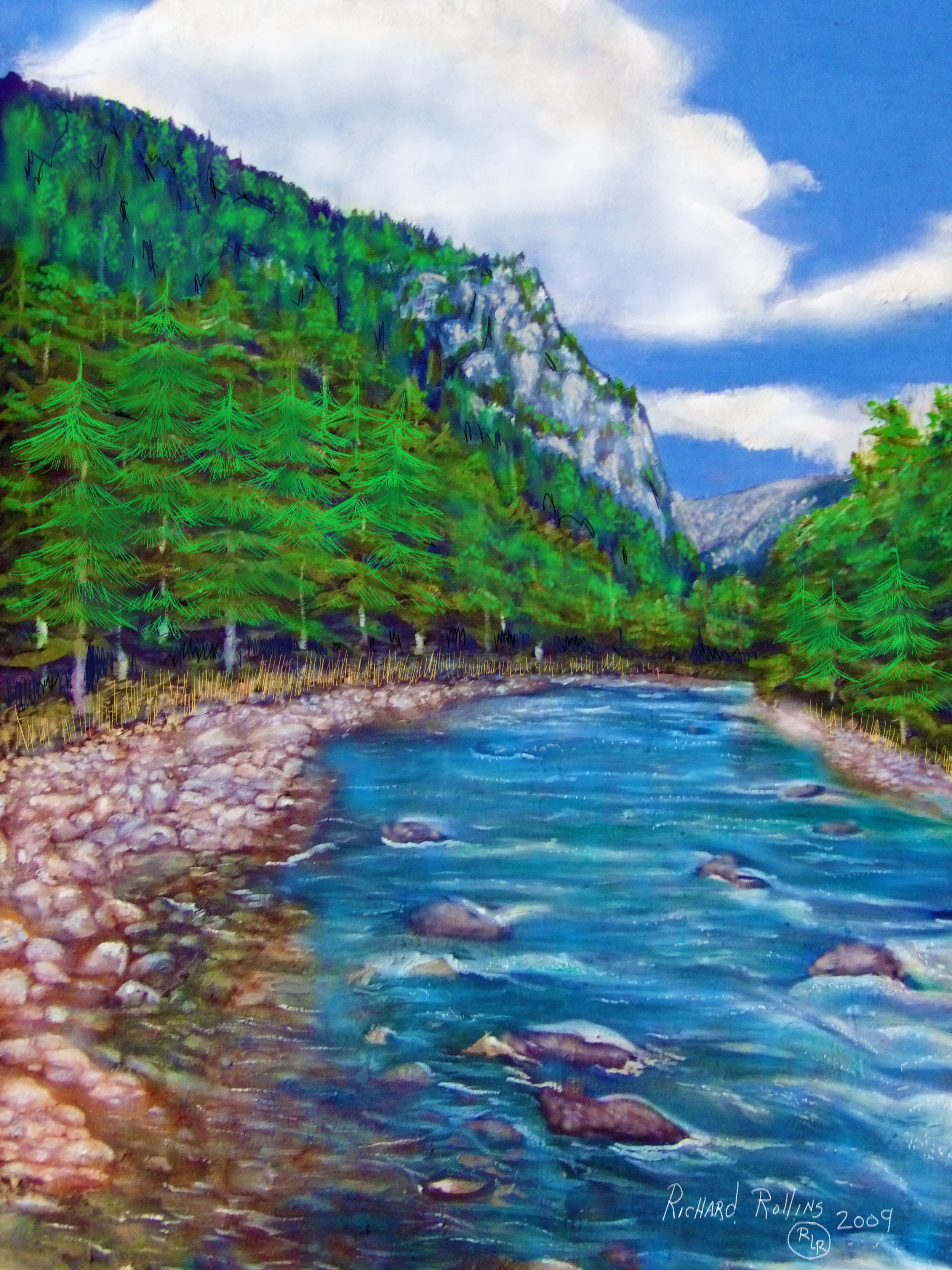 North of Durango -Framed Canvas Print