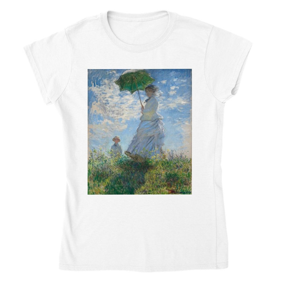 Thumbnail: Classic Womens Crewneck T-shirt - Monet