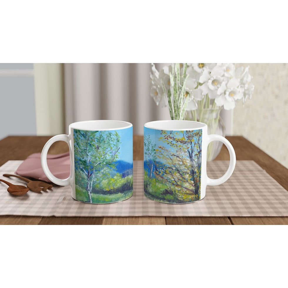 Thumbnail: Kancamaugus Overlook - White 11oz Ceramic Mug