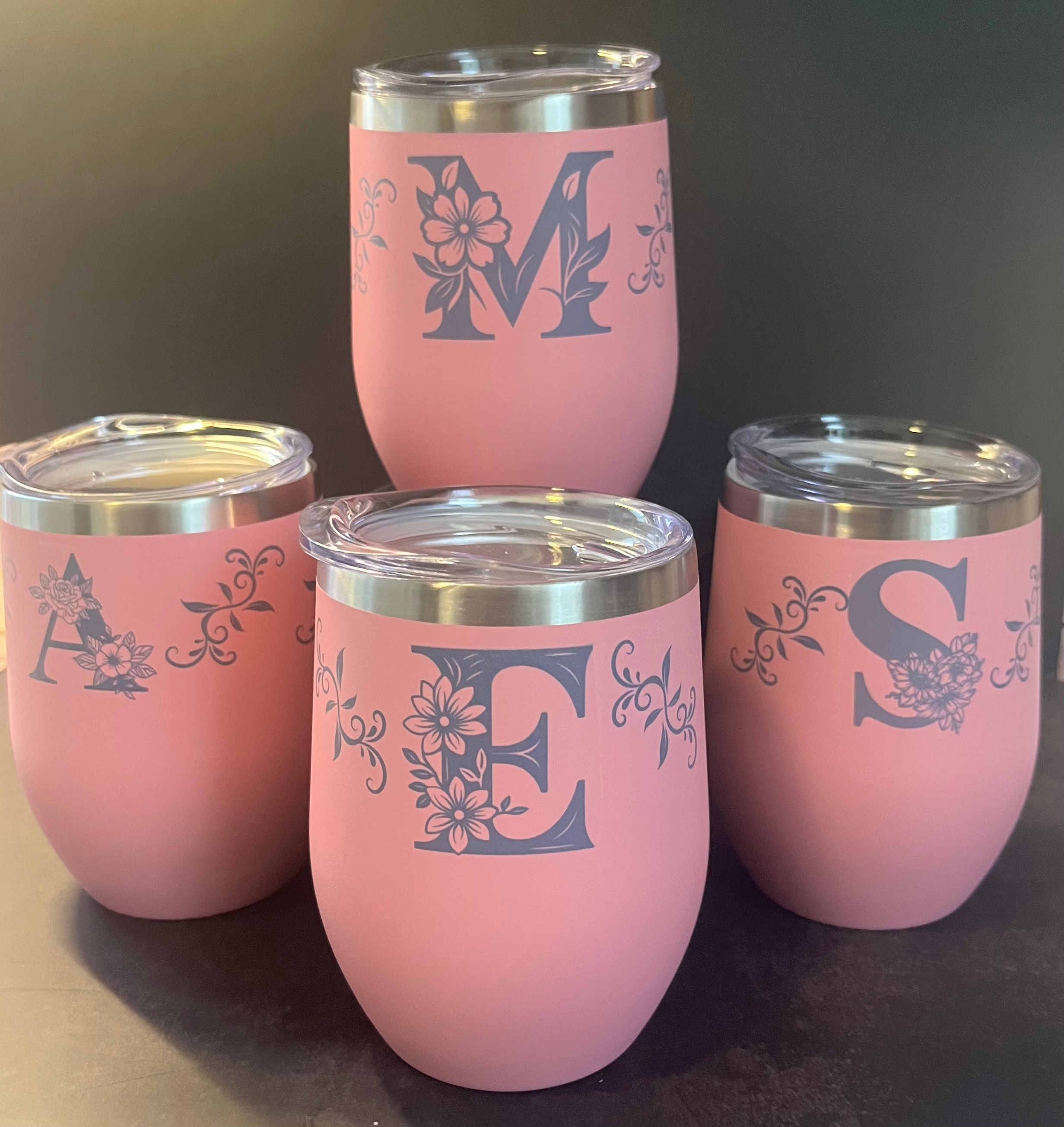 Pink Wine Tumbler
