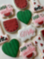 Decorated sugar cookies