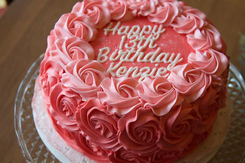Buttercream Rose Birthday Cake