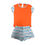 Miniatura: Pijama short y playera Naranja