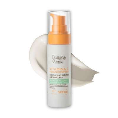 VITAMINA C + BIANCOSPINO ANTI-BLEMISH DAY FACE FLUID SPF50 30ML