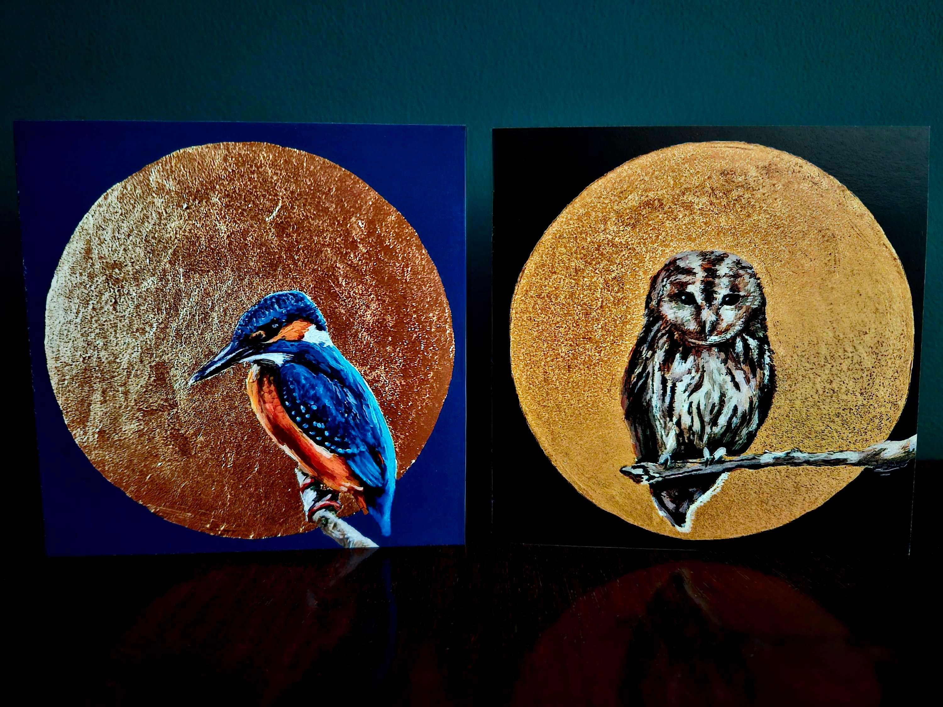 Electric Blue, Tawny Moon 4 Card Pack