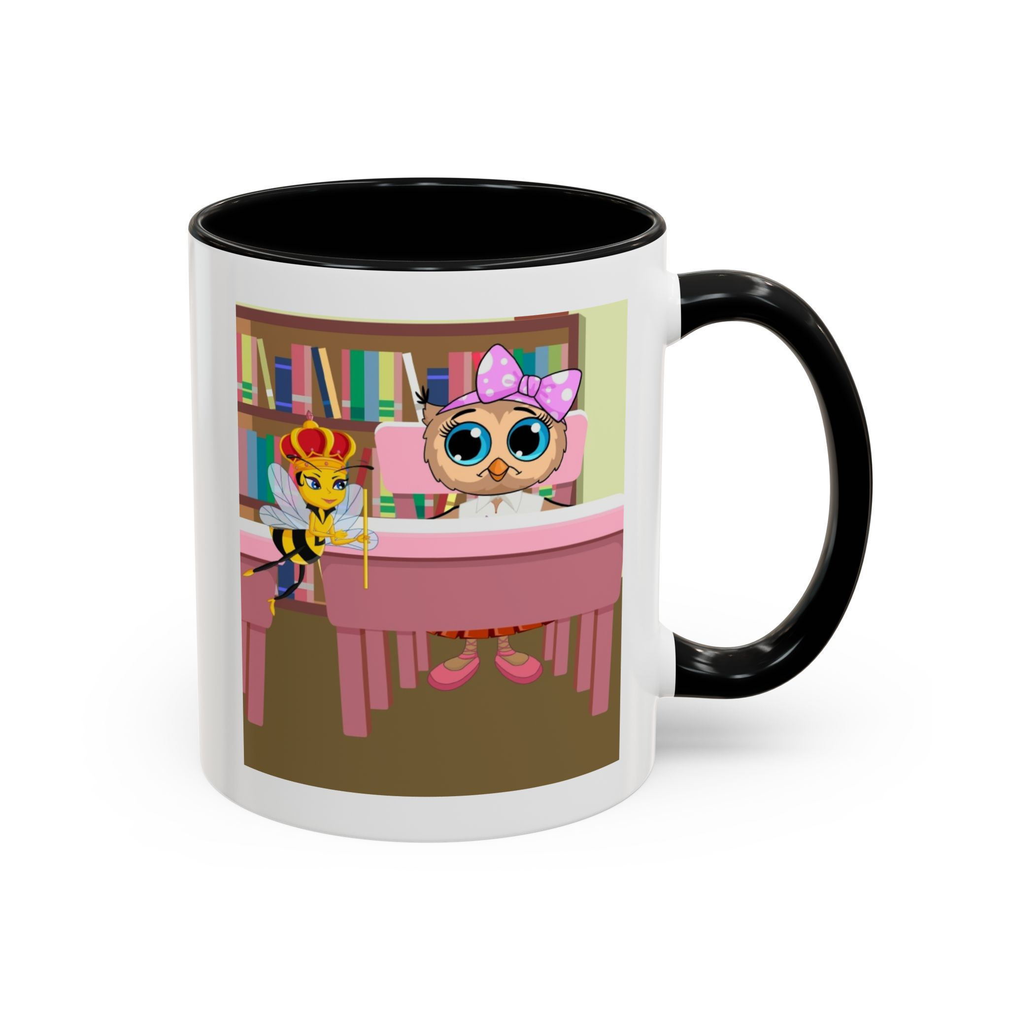 Loretta Owl and Miss Honey Mug | Accent Coffee Mug