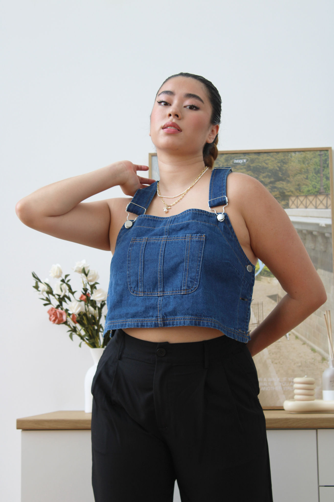 Rachel Denim Top