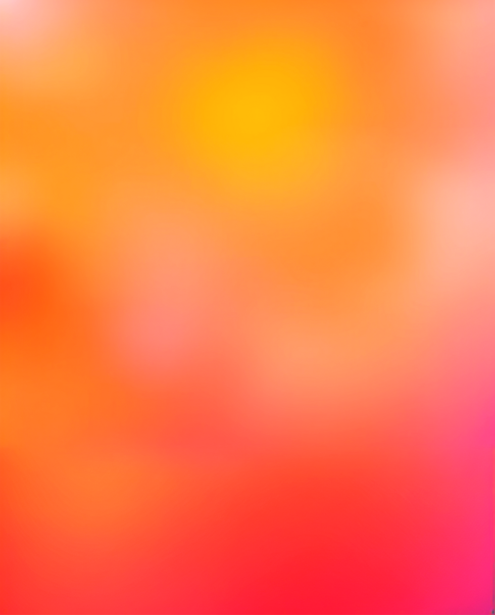 a bright yellow, orange, and pastel deep pink ombre groovy mix of colors that are very blu