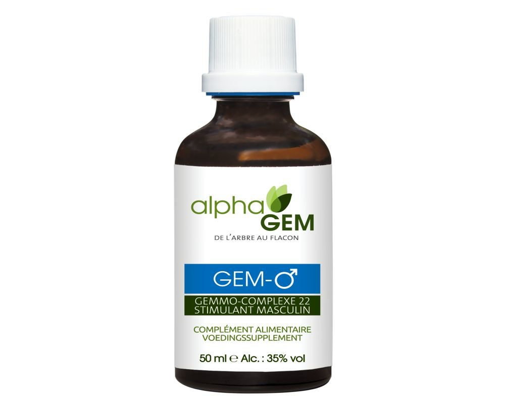 Gem-Homme Bio - Complexe de gemmothérapie N°22 - 50ml (Alphagem)