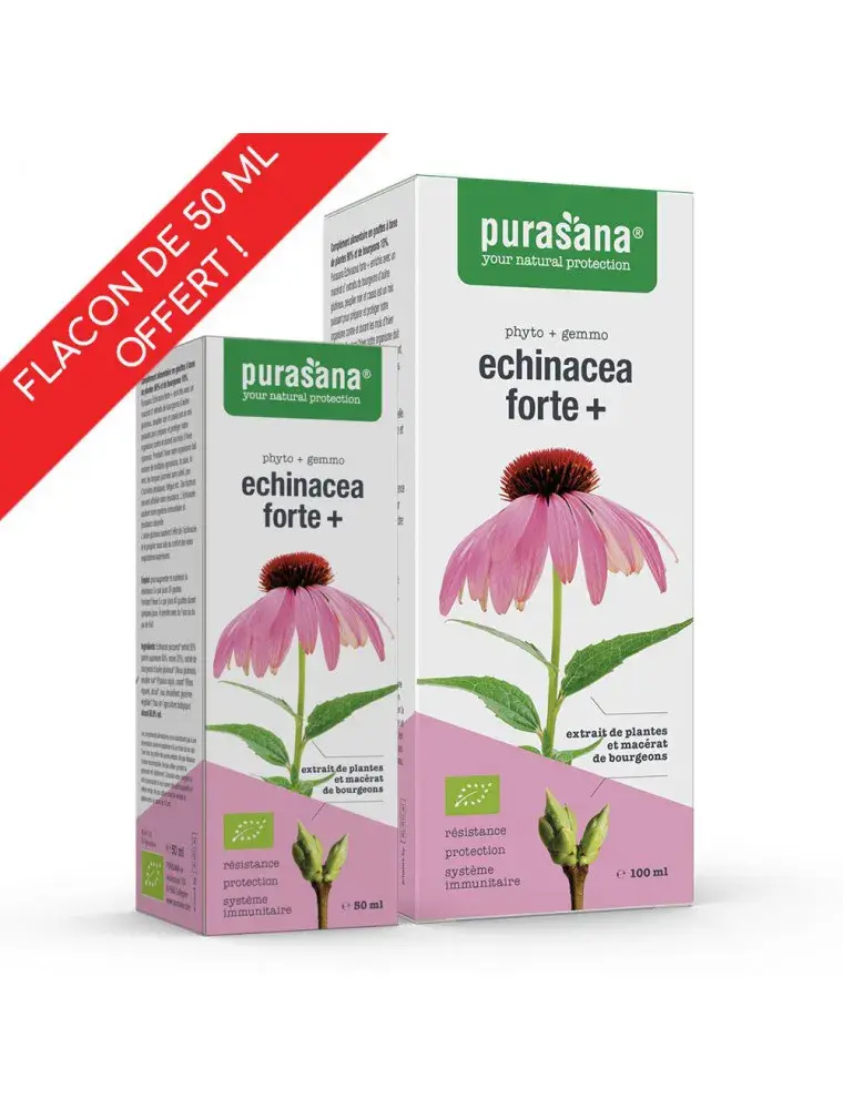 Echinacea Forte Bio - Duo Pack - 100ml + 50ml (Purasana)