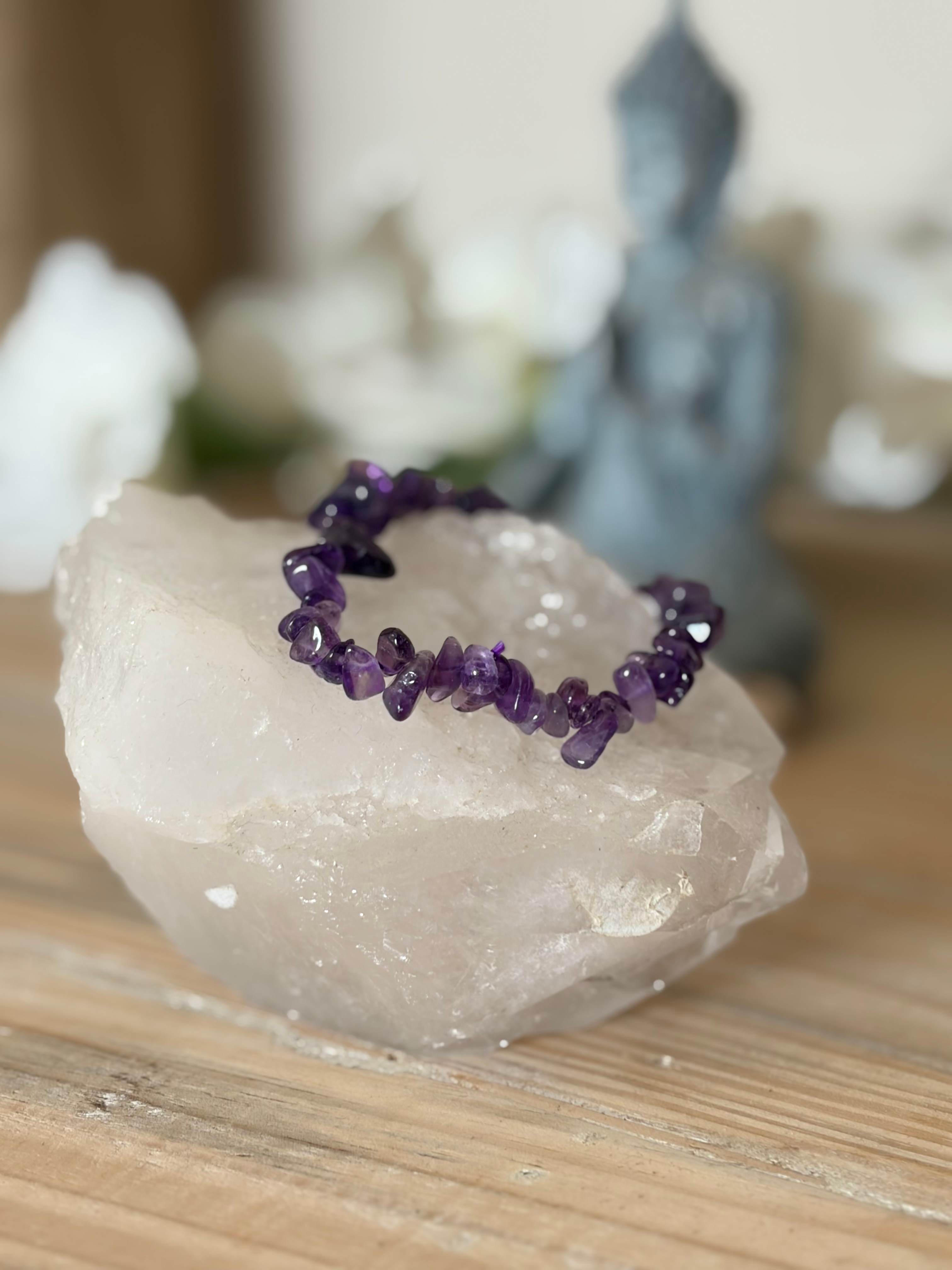 Bracelet - Améthyste baroque - AA