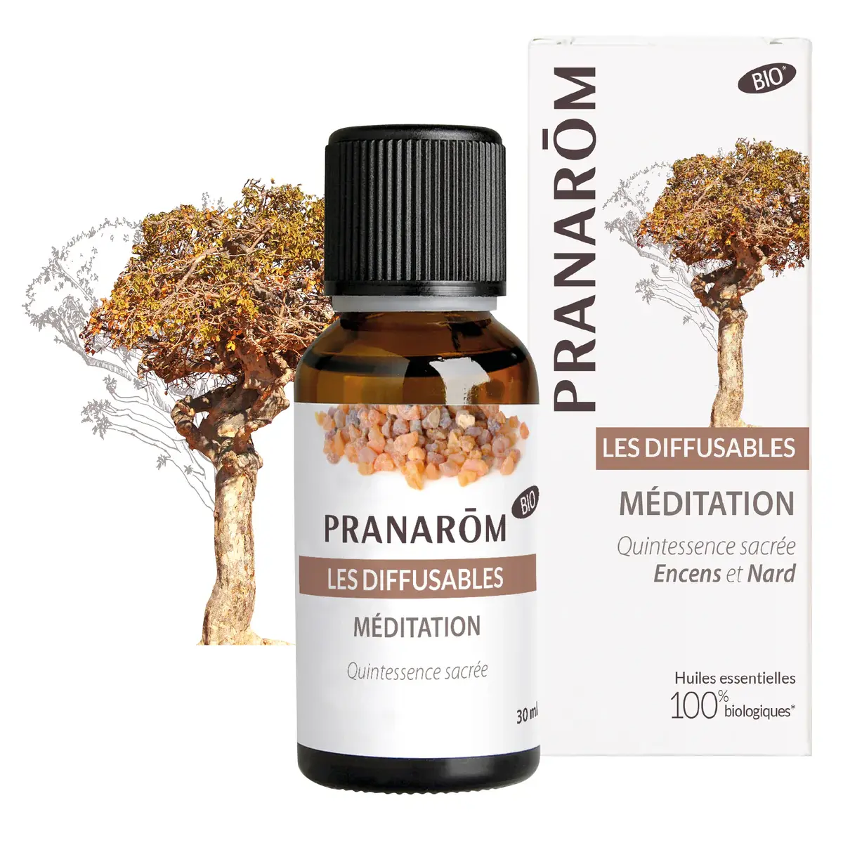 Méditation - Les Diffusables bio - 30ml (Pranarom)