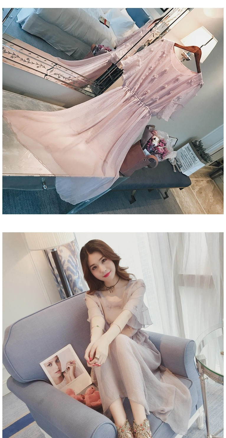 Thumbnail: Plus Size - Sister Belly Chiffon Dress