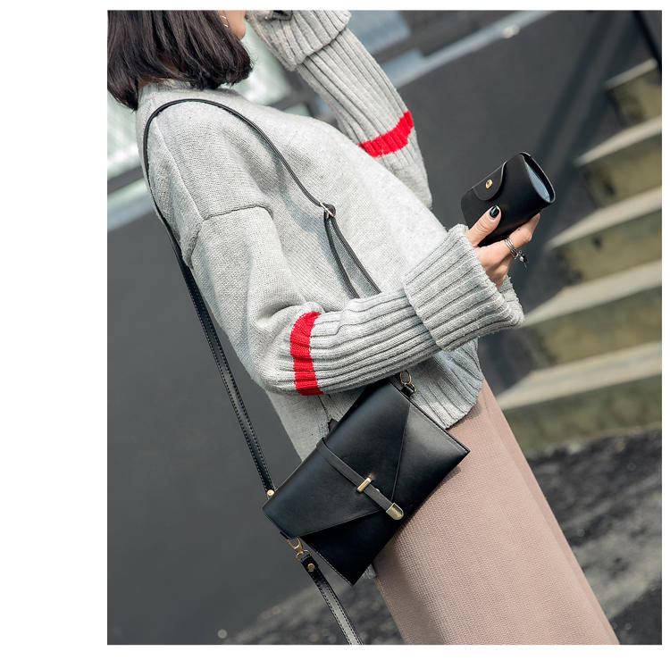 Thumbnail: New pattern Popular Three Backpack Korean PU College Trend Ladies Backpack