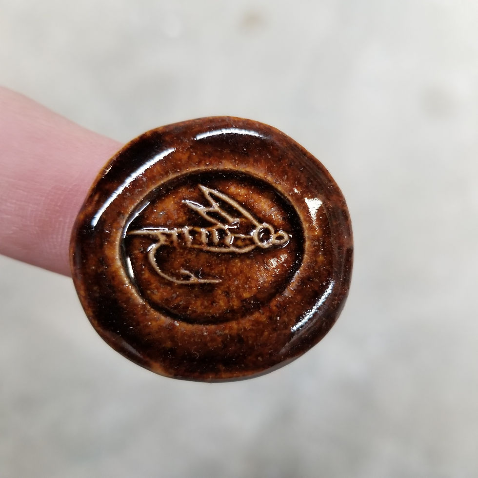 Thumbnail: Tenmoku Beadhead Nymph Fridge Magnet