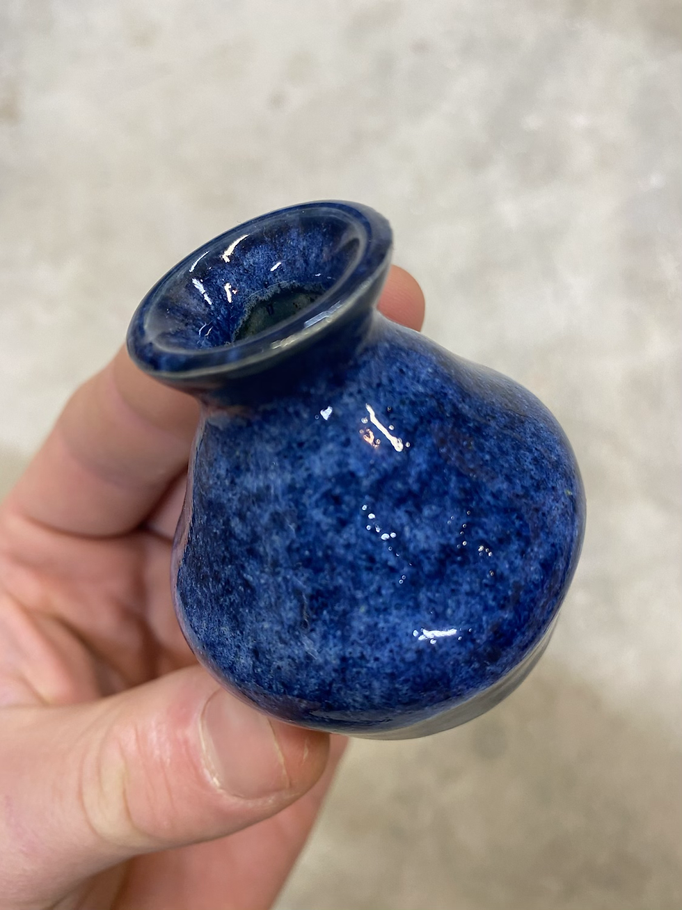 Thumbnail: Ocean Blue Mini Vase 3