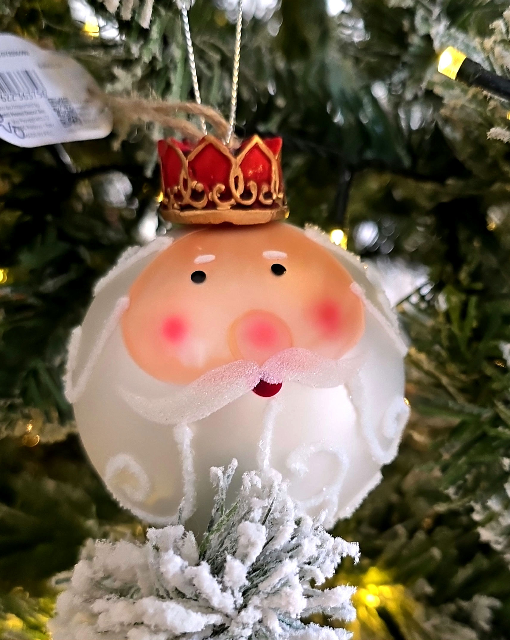 Decorazione pallina Babbo Natale