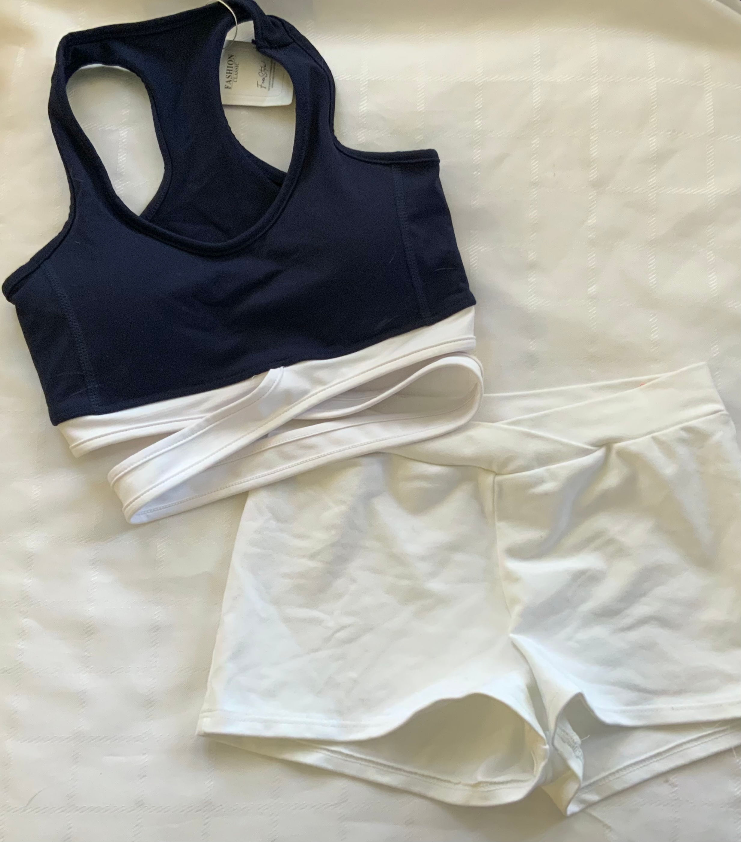 Custom sm top/med shorts