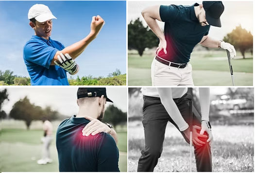 Douleurs du golfeur
