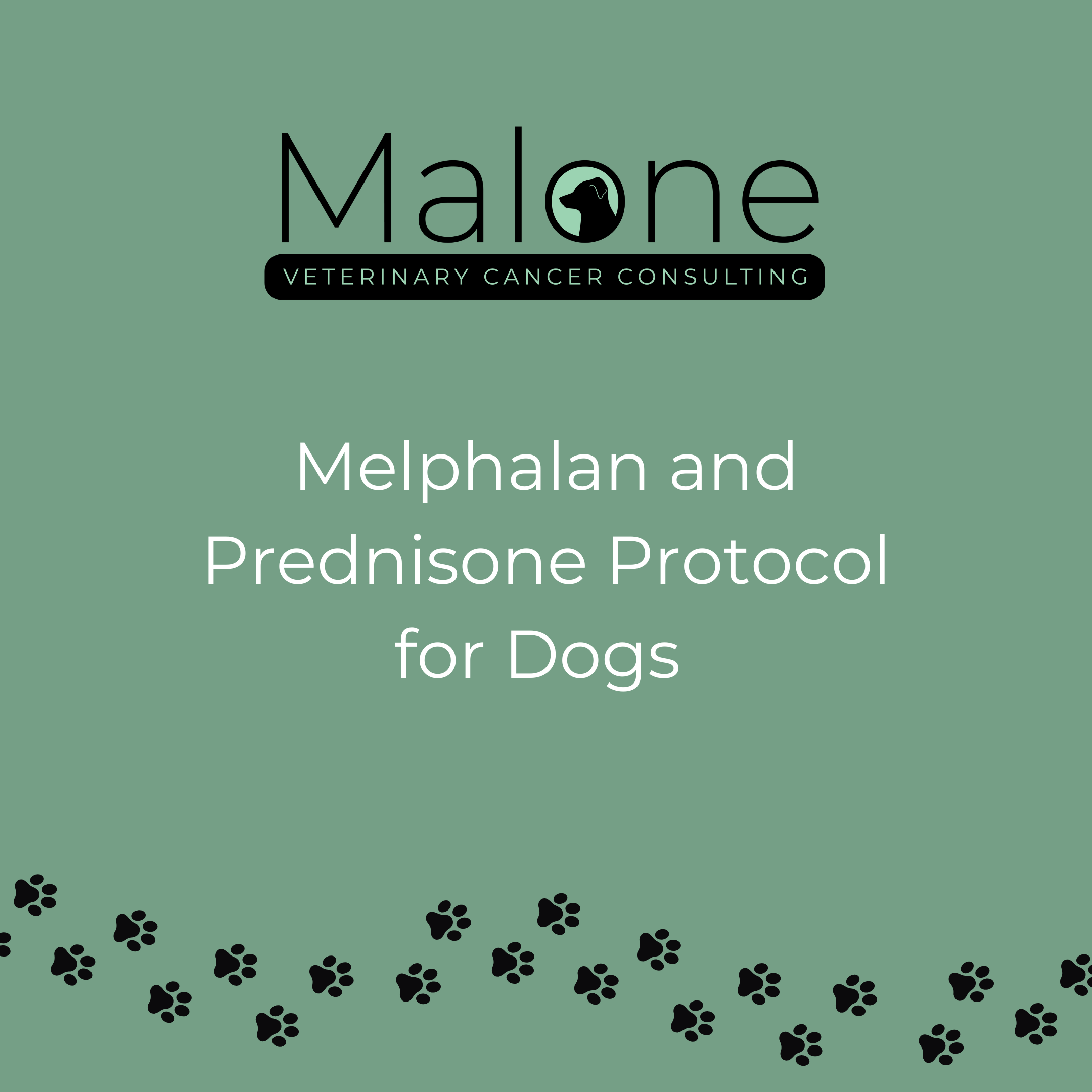 melphalan prednisone chemotherapy protocol for dogs with cancer