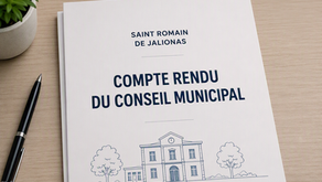 Compte rendu du Conseil du 16/09/2026