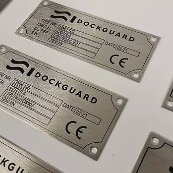 Acid Etched Compliance Plate