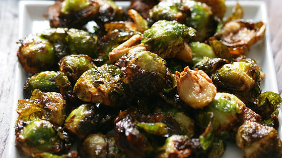 Roasted Brussels Sprouts With Garlic