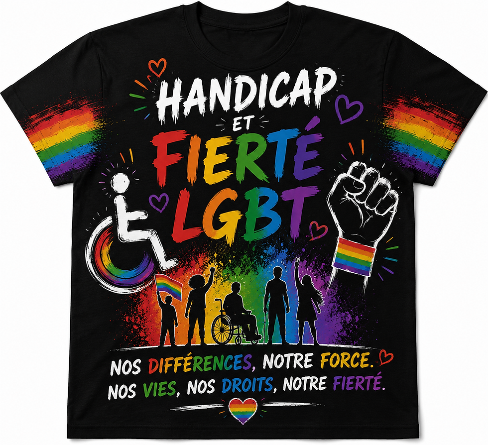 Miniature : Queen Krykry – Brille Comme Tu Es (T-shirt léger unisexe | Gildan 980)