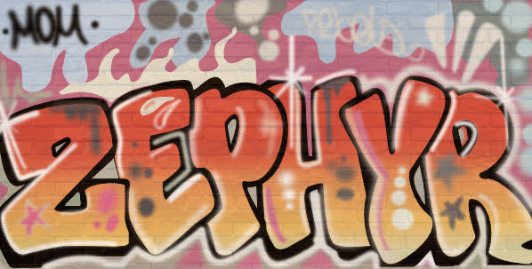 Zephyr graffiti graphic