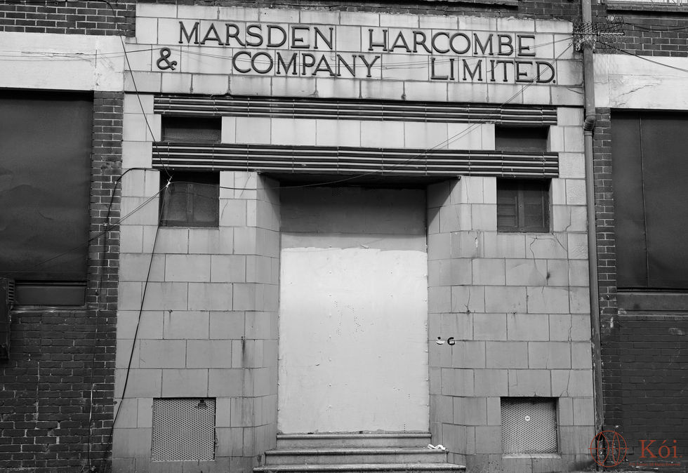 The Marsden Harcombe & Company doorway in Ancoats.
Image by David Turner - Protected by Copyright Law - All Rights Reserved