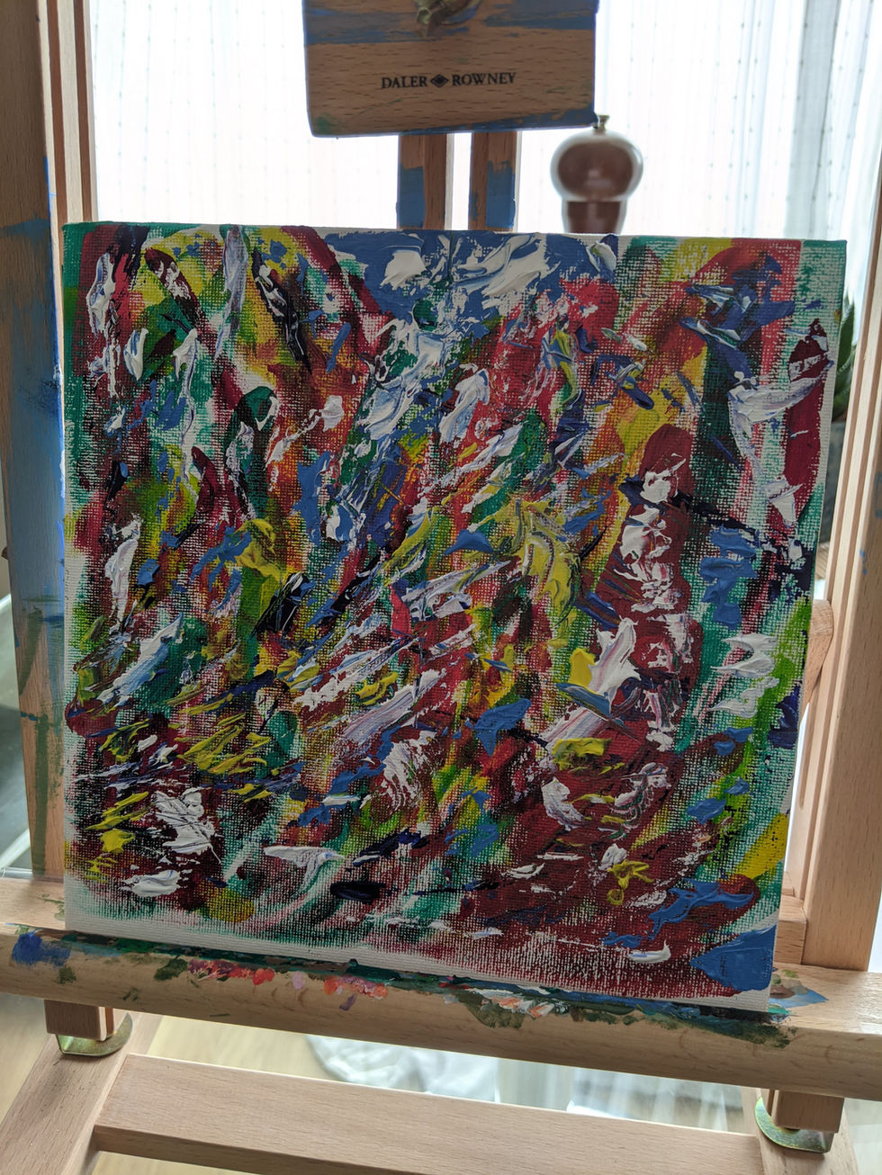 Acrylic Abstract Expressionist painting