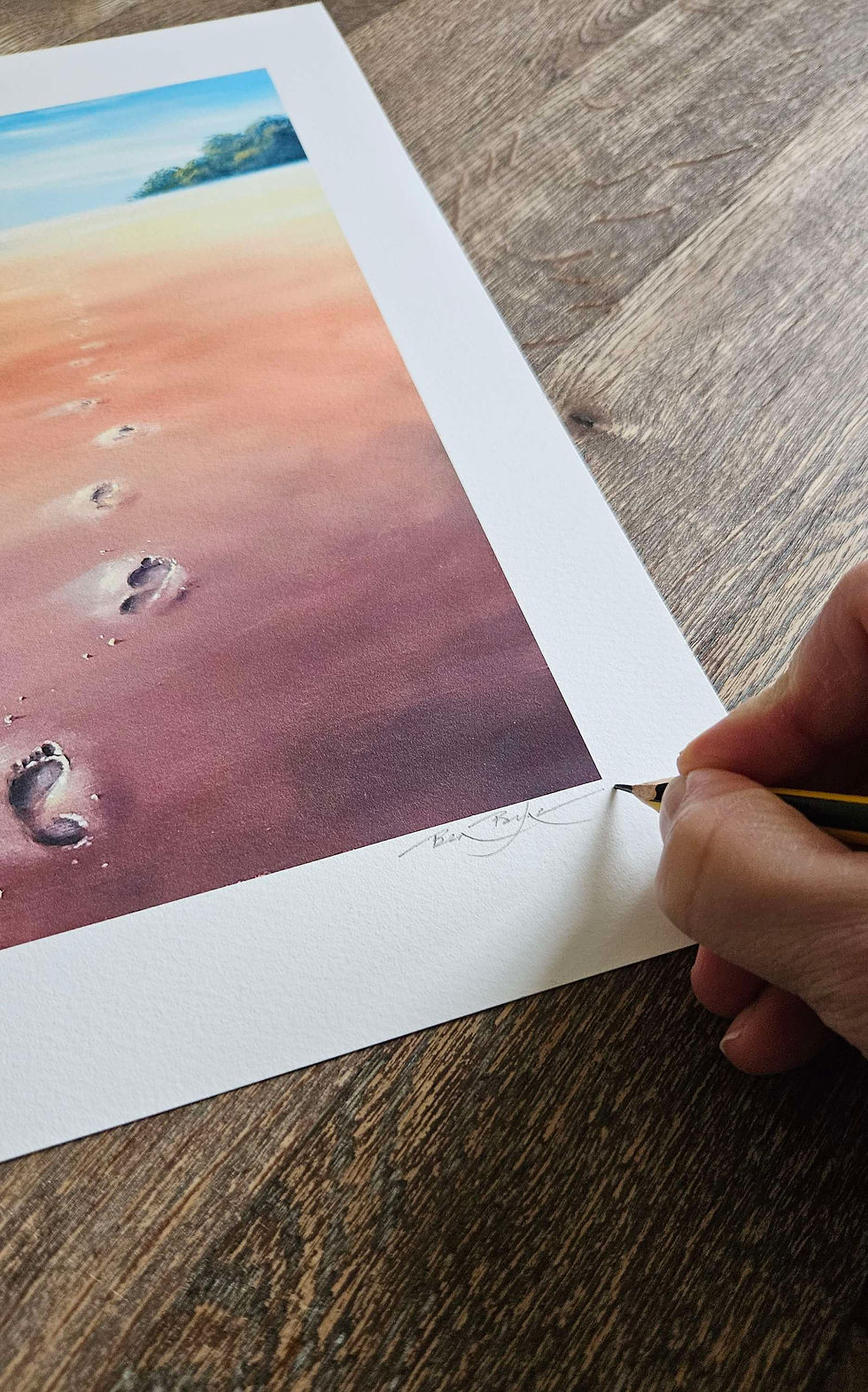Thumbnail: 'Along the Shore' (Open Edition Print UNFRAMED)