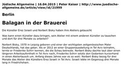 Jüdische Allgemeine 16.04.2015