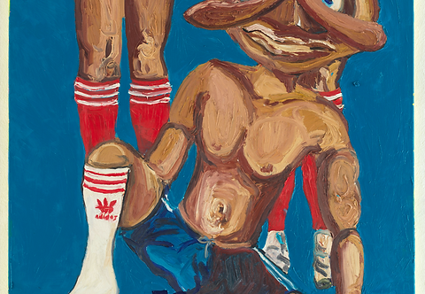 Pretzel Man with Socks, 2018