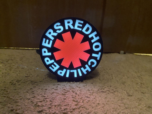 Red Hot Chili Peppers Lightup Sign | Supreme3dprints