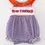 Thumbnail: purple and orange go tigers Clemson University girls bubble  Smock & Key | Clemson Gameday outfits for baby girls