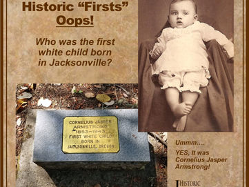 First White Child Born in Jacksonville – OOPS