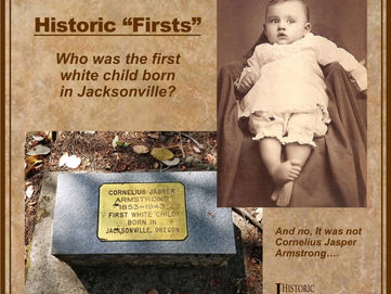 First White Child Born in Jacksonville