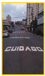 Rua Francisco Tapajós com sinalização depois - Camilo Cristófaro.gif